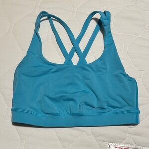 Lululemon Energy Blue Sports Bra, Size 6